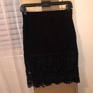 Lace Pencil Skirt